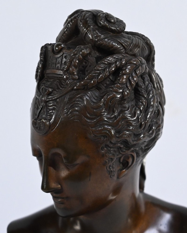 Bronze Bust of Diane de Poitiers, after J.Goujon - Late 19th century