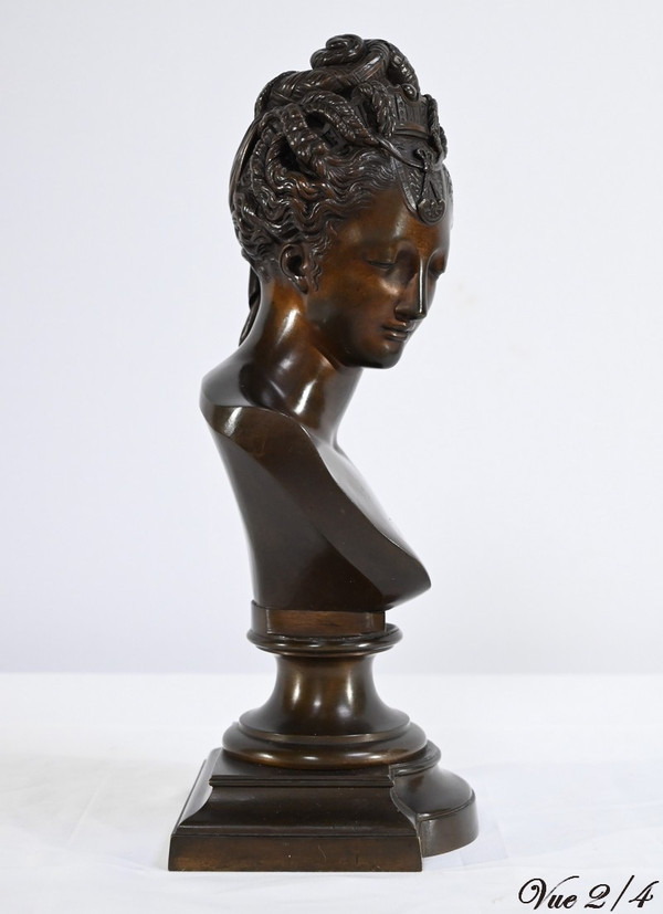 Bronze Bust of Diane de Poitiers, after J.Goujon - Late 19th century