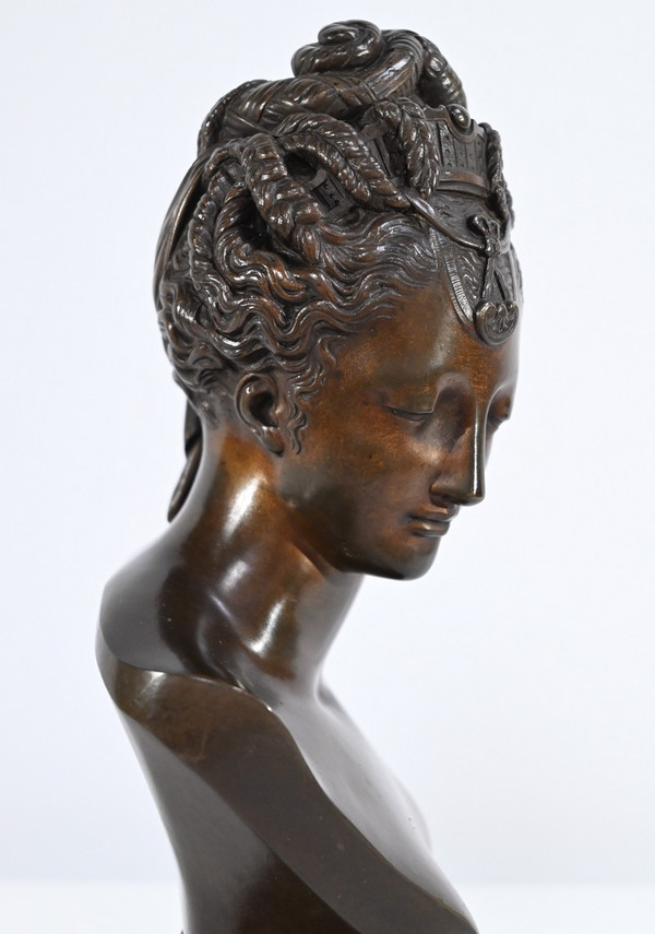 Bronze Bust of Diane de Poitiers, after J.Goujon - Late 19th century