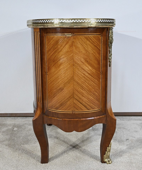 Commode Rognon en Bois Précieux, style Transition Louis XIV / Louis XV – Fin XIXe