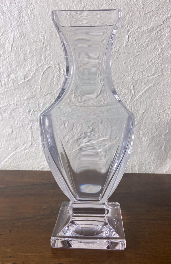 Sévres crystal baluster vase