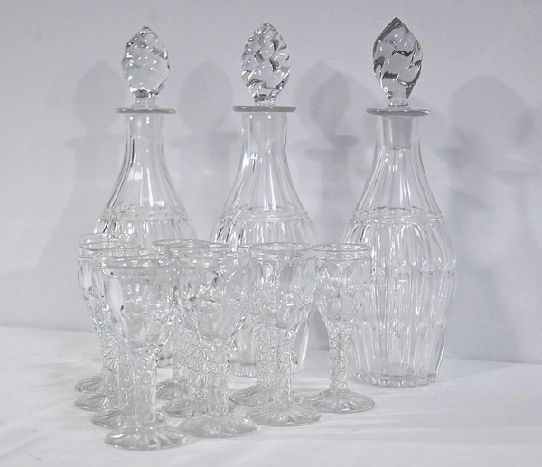 Bohemian Crystal Cabaret Service, Napoleon III - 2nd Part Nineteenth