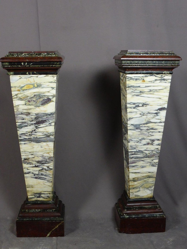 Pair Of Napoleon III Marble Sheaths