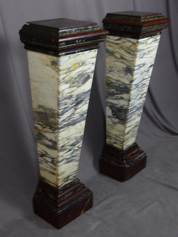 Pair Of Napoleon III Marble Sheaths