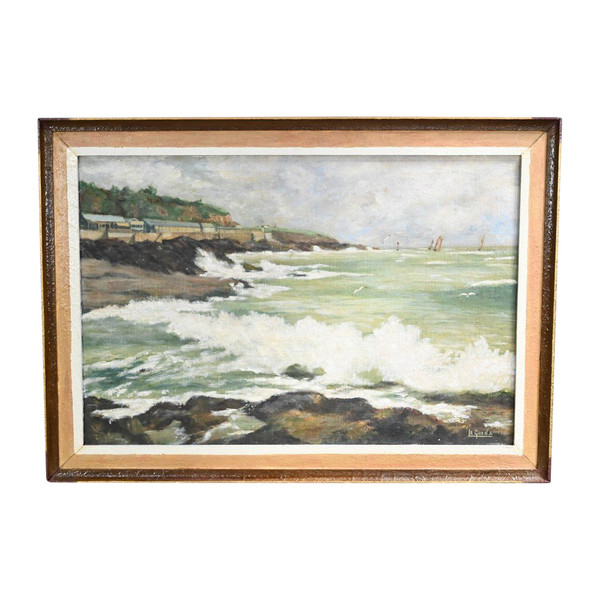 Oil on canvas, signed A. Le Guen - 2nd part 20th century