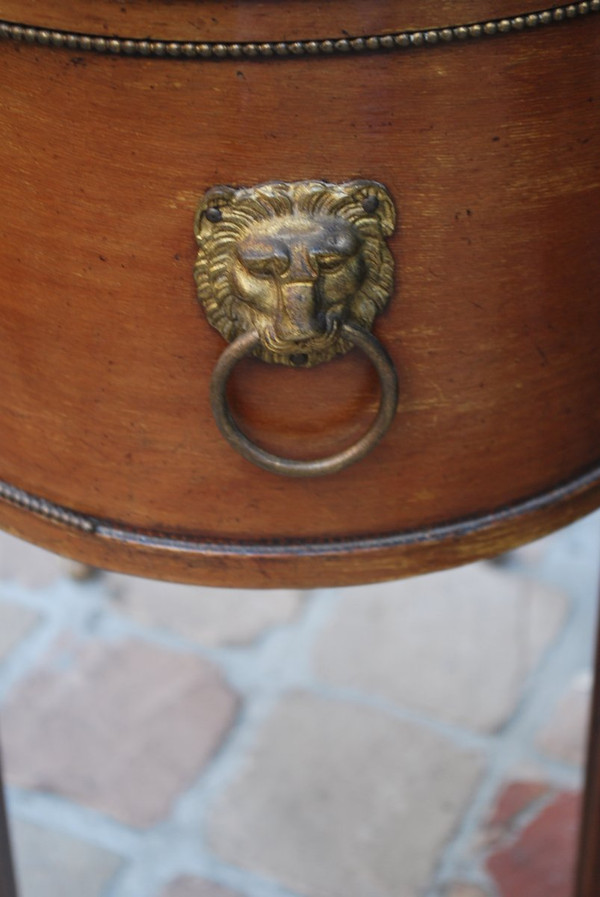 Louis XVI Style Mahogany Planter Stamped By Mailfert