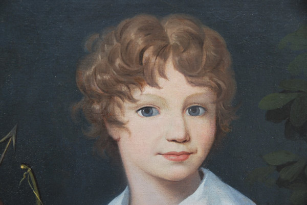 Portrait of a Young Boy with a Bow, 19th century