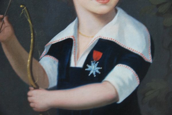 Portrait of a Young Boy with a Bow, 19th century