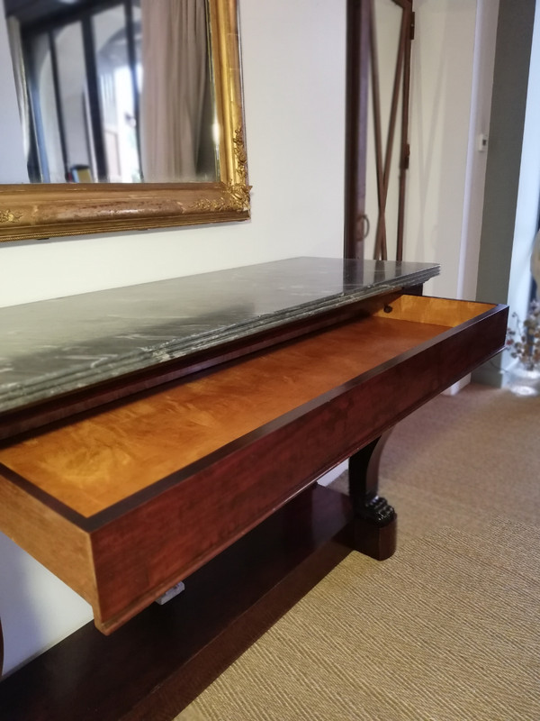 Georges Jacob and Jacob Desmalter, Important Empire-period stamped console table.