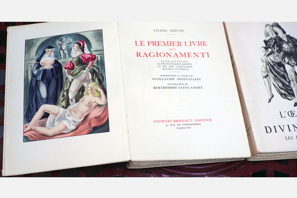 Curiosa L'OEUVRE DU DIVIN ARÉTIN, Premier et second livre des Ragionamenti, 2 vol.