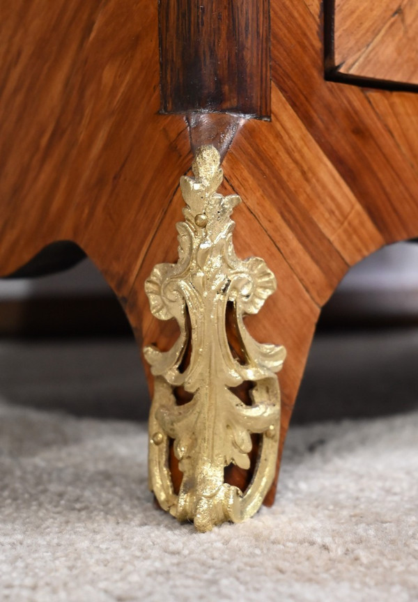 Small Rosewood Display Case, Louis XV Style - Late 19th century