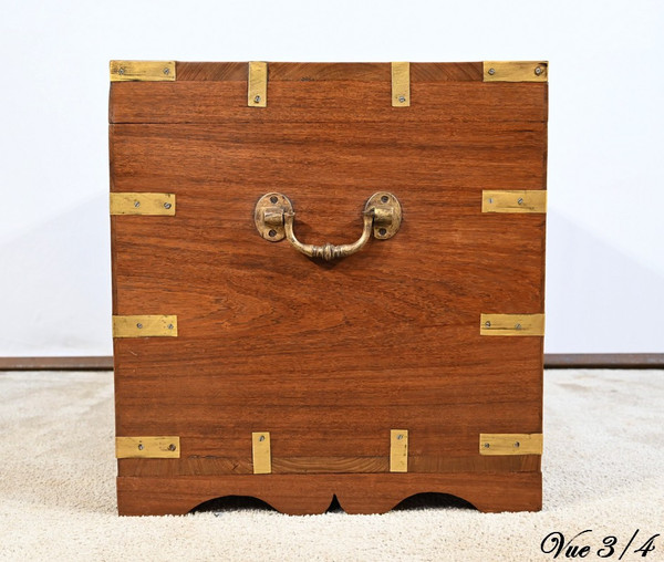 Teak Travel Trunk - Late 19th century