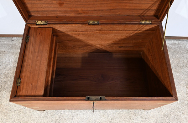 Teak Travel Trunk - Late 19th century