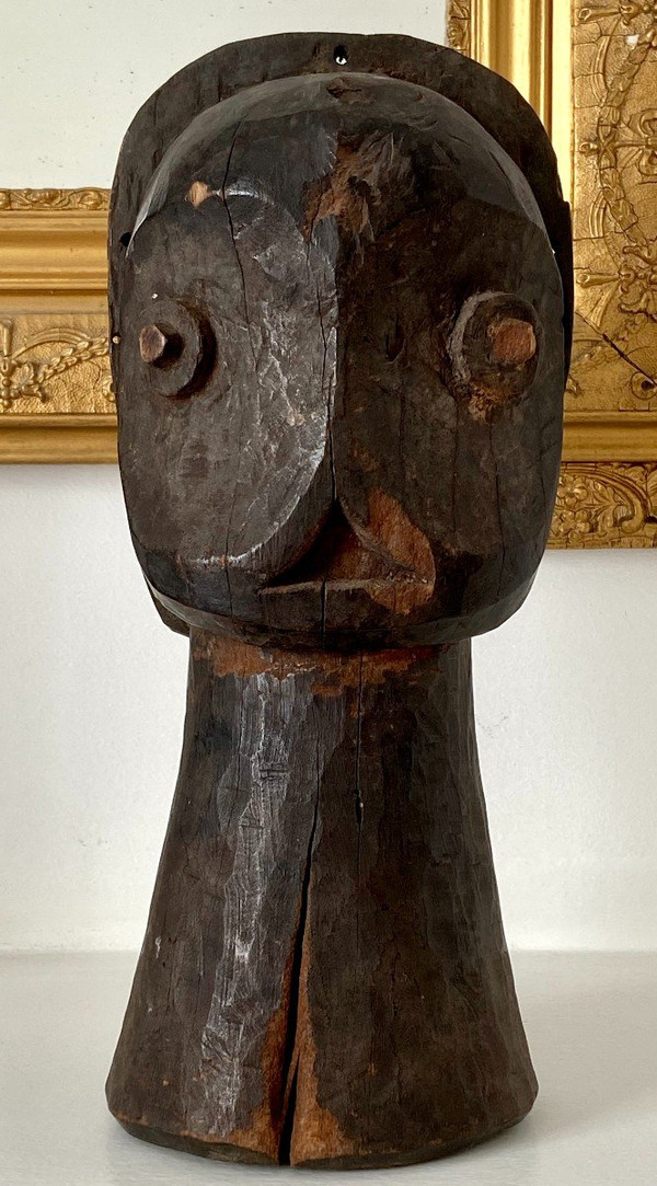 Bembe People, Democratic Republic Of Congo, First Half 20th Century, Janus Figure Sculpture.