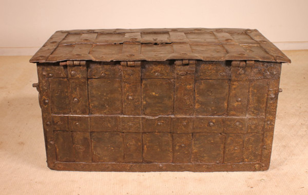 Nuremberg 17th Century Wrought Iron Chest