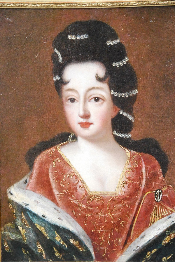 Portrait d'Après Gobert De La Princesse De Conti, Louise De Bourbon