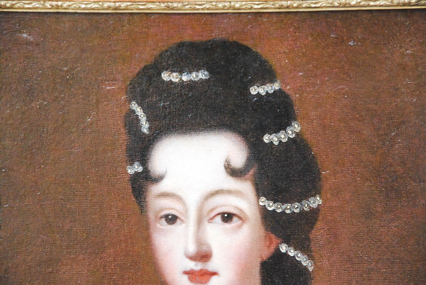 Portrait d'Après Gobert De La Princesse De Conti, Louise De Bourbon