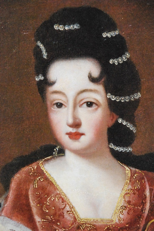 Portrait d'Après Gobert De La Princesse De Conti, Louise De Bourbon