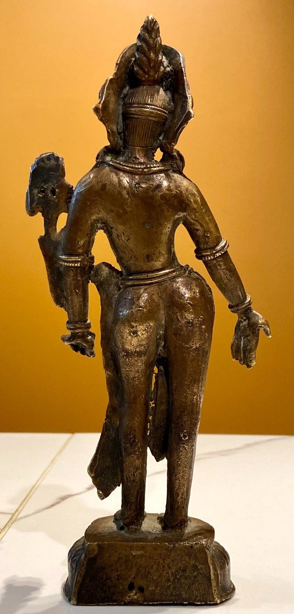 Tibet, Première Moitié Du XXème Siècle, Statuette De Tara En Bronze.