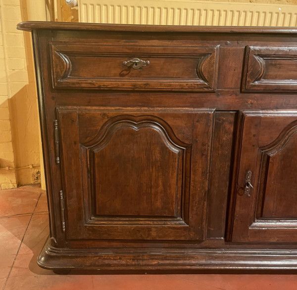 Buffet Louis XIV In Walnut -18 ° Century