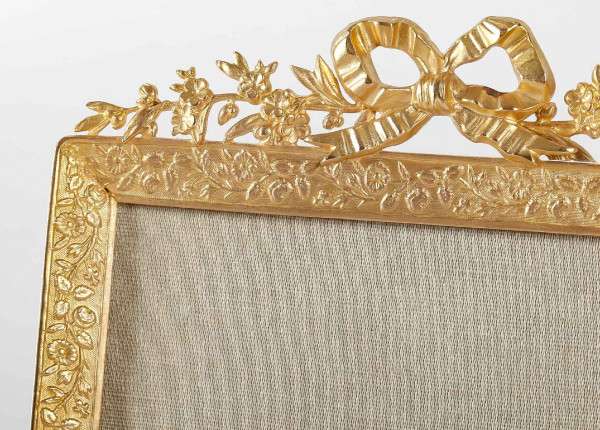 Pair Of Louis XVI Style Photo Frames In Gilt Bronze