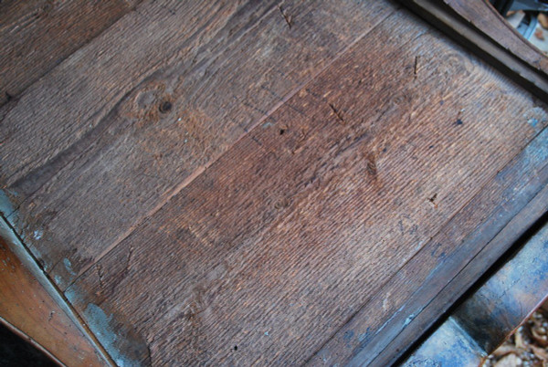 Flat Desk In Walnut Louis XV / 18th Century Period