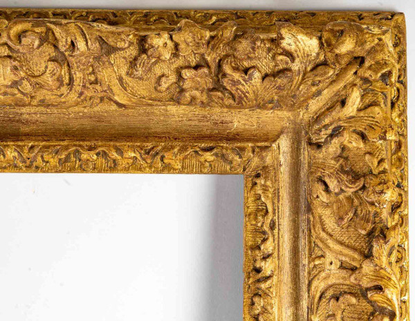 Gilded Carved Wood Frame, Louis XIV Period