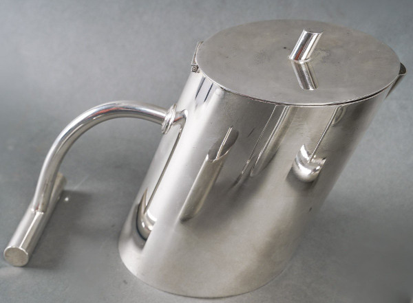 Tea And Coffee Service In Silver Metal