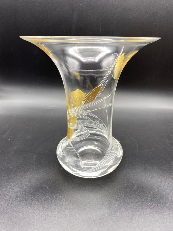 LEONARD CRYSTAL VASE