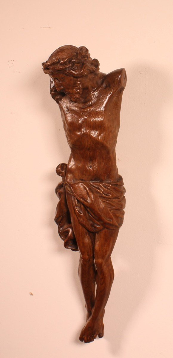 Cristo di quercia del XVIII secolo -Francia