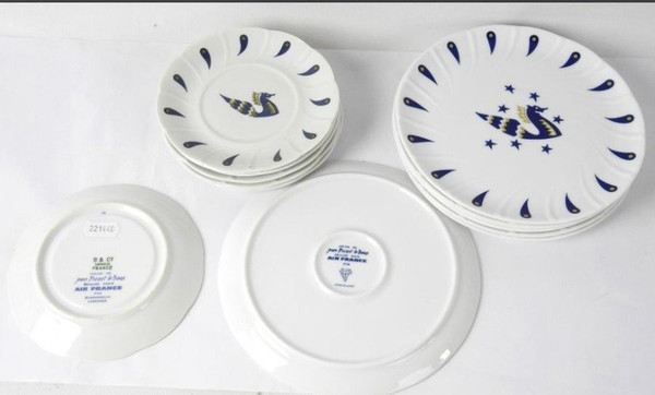 Twelve Plates After Jean Picart Le Doux For The Concorde