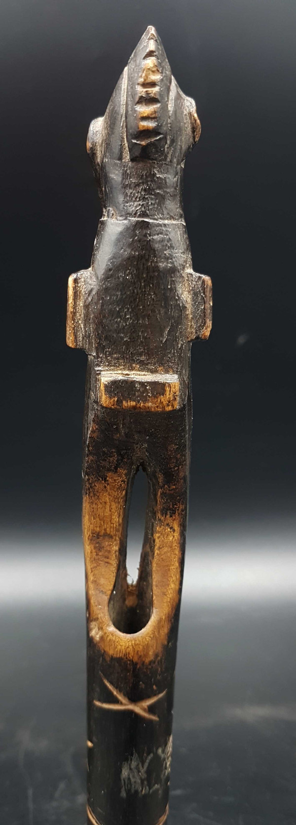 Fan handle, Sénoufo, Ivory Coast