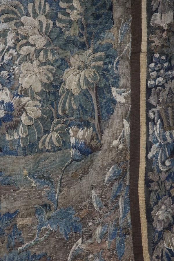 Tapisserie d’Aubusson, verdure du XVIIIe.