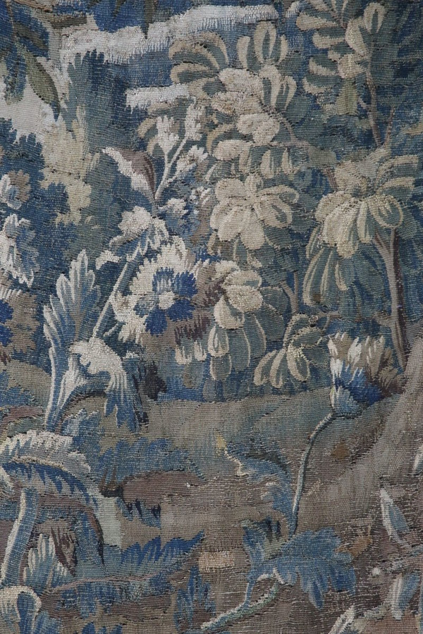 Tapisserie d’Aubusson, verdure du XVIIIe.