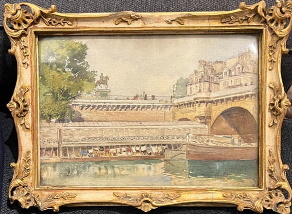 Léon Lambert - Paris, The Pont Neuf - 1909