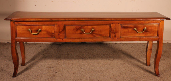 Louis XV Console In Cherry Double Face