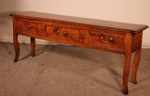 Louis XV Console In Cherry Double Face