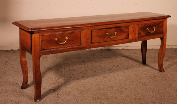 Louis XV Console In Cherry Double Face