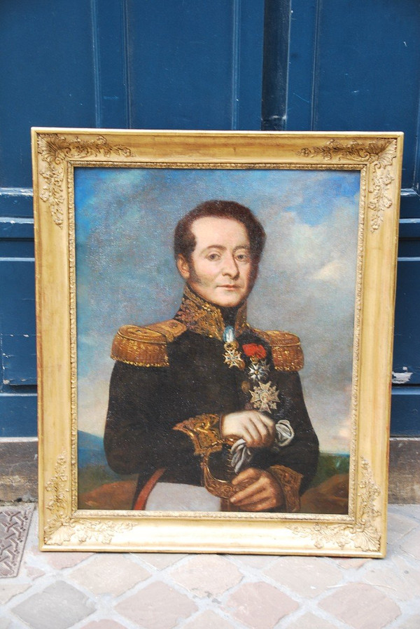 Porträt von Admiral Mathieu, Gouverneur von Martinique