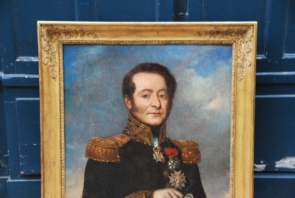 Porträt von Admiral Mathieu, Gouverneur von Martinique