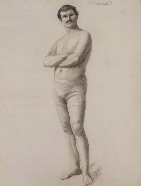 Laetitia DOUMICHAUD, Academies of naked men