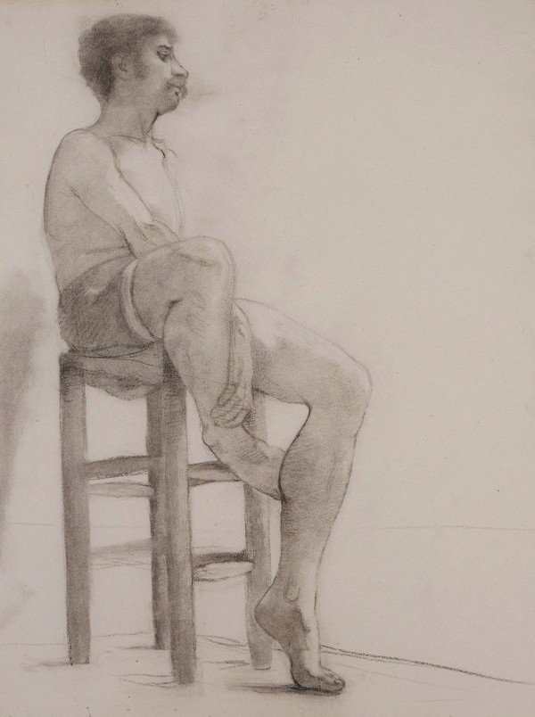 Laetitia DOUMICHAUD, Academies of naked men