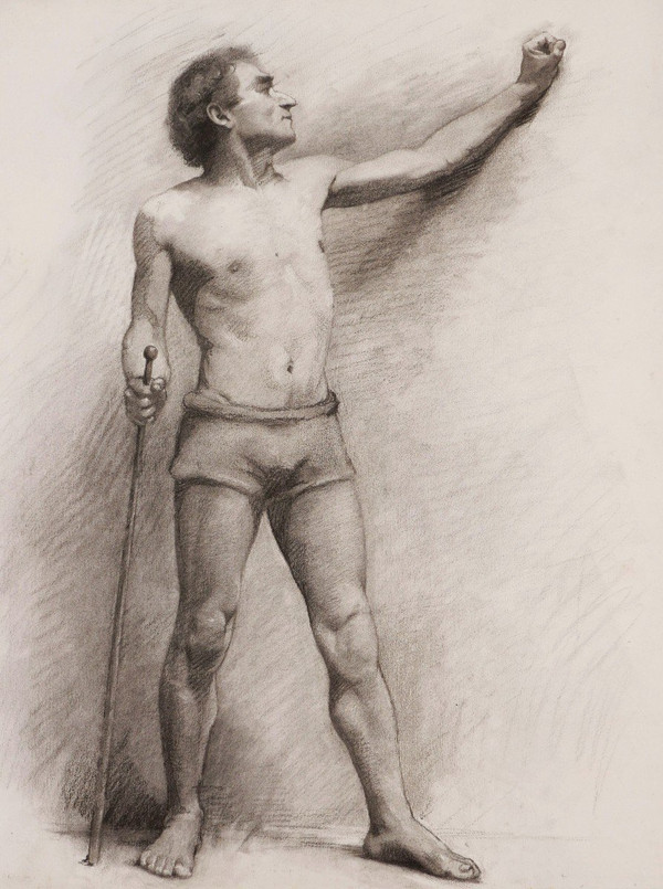 Laetitia DOUMICHAUD, Academies of naked men