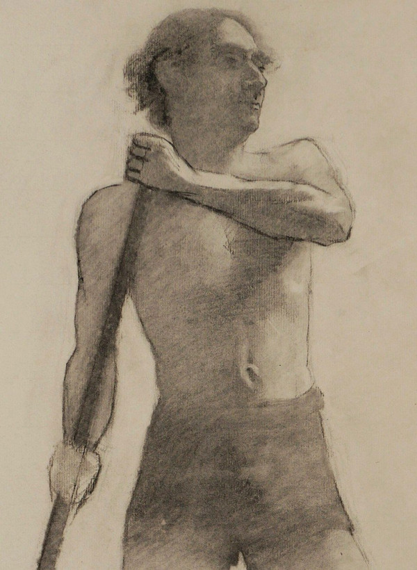 Laetitia DOUMICHAUD, Academies of naked men