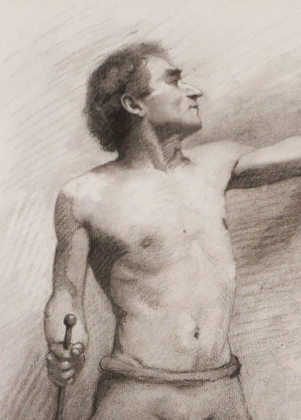 Laetitia DOUMICHAUD, Academies of naked men