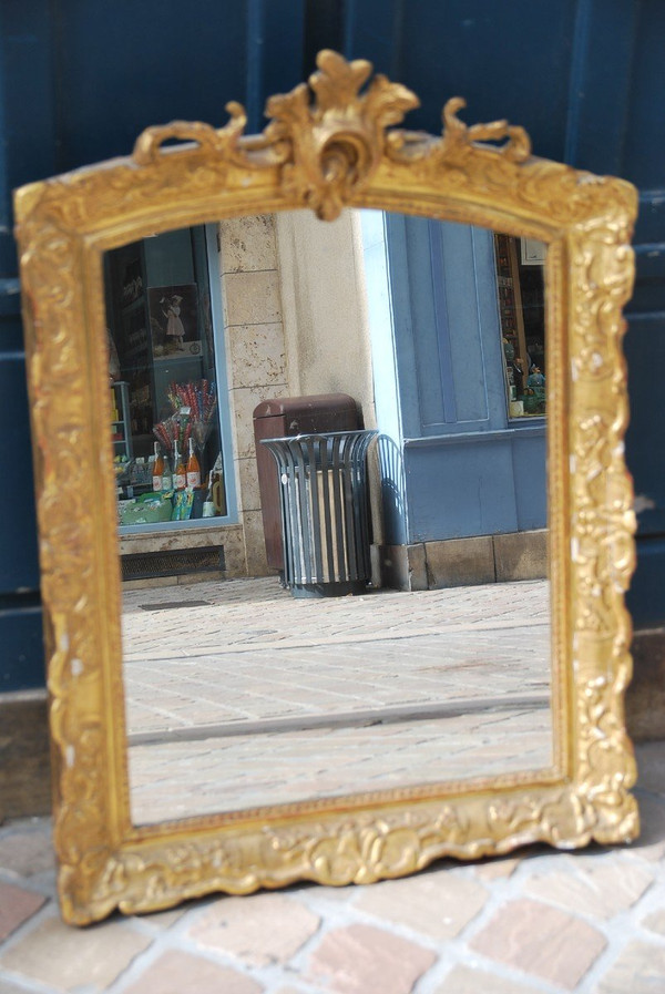 Gilded Wood Mirror Regency period 18th century