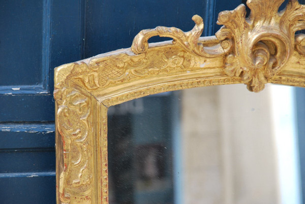 Gilded Wood Mirror Regency period 18th century