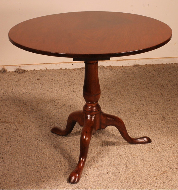 English pedestal table with mechanism Circa 1800