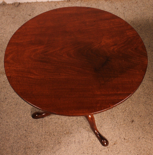 English pedestal table with mechanism Circa 1800