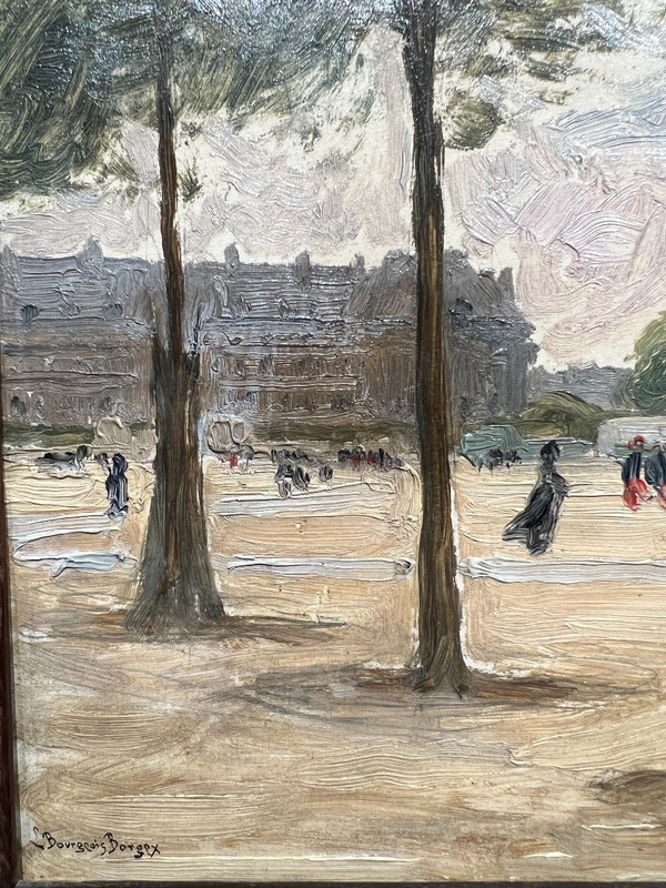 Louis Bourgeois-borgex (1873-1959) - Paris, Esplanade Des Invalides, Circa 1898